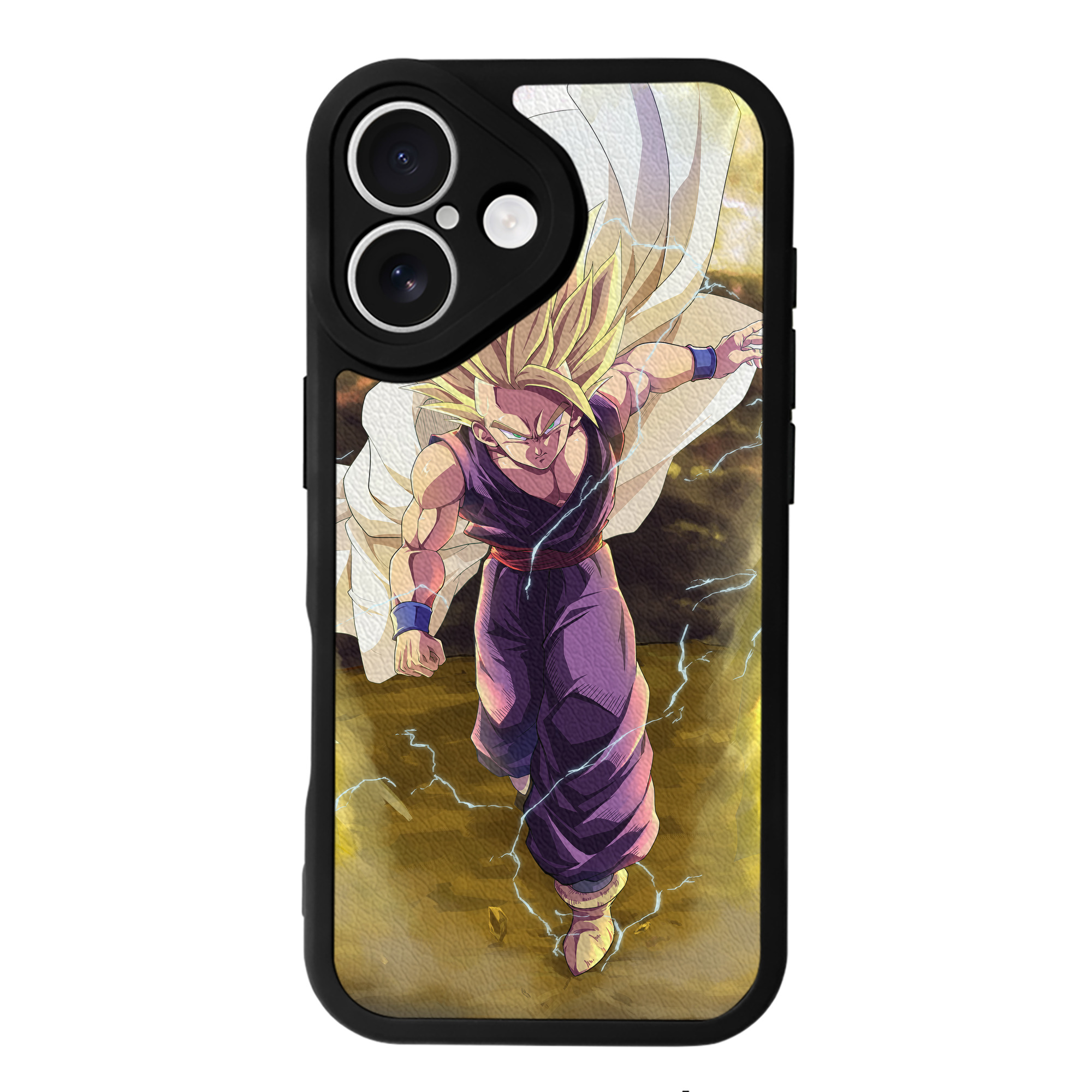 （画像用） ドラゴンボール DRAGON BALL 【iPhone 16シリーズ対応】シリコンスマホケース（レザー調） 材質：シリコン